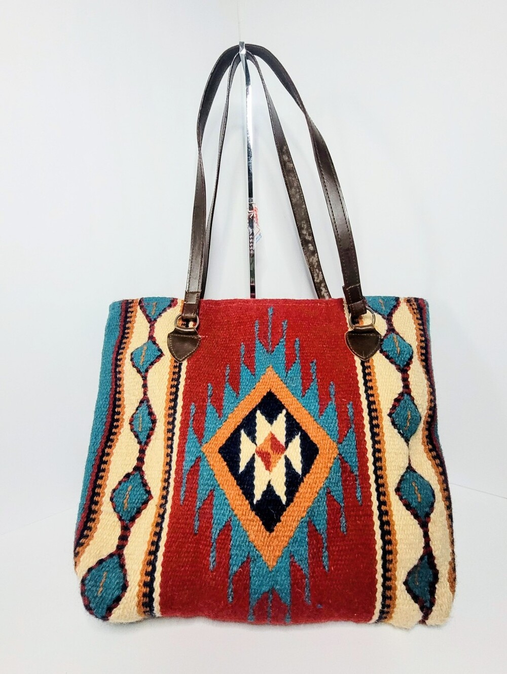 Wool Woven Saddle Blanket Bag